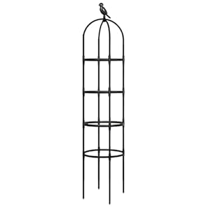 DADEA 71 inch Metal Garden Obelisk Climbing Plant, Heavy Duty Plant Support Cage, Stainless Steel Plant Support Frame, for Climbing Vegetables, Flowers, Fruits, Vine