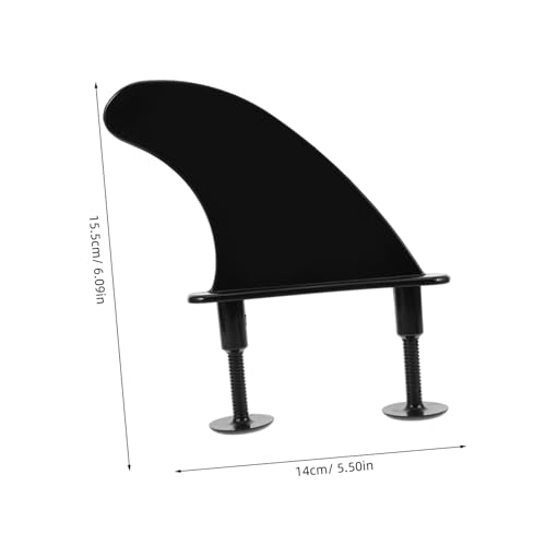 Hemoton 1 Set Surfboard Fin Set Flexible TPU Tail Fins for Inflatable Paddleboards and Kayaks Antislip Design for Enhanced Steering Durable Water Dividers for Surfing and Kayaking