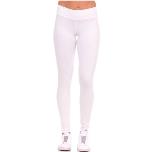 Calça Legging Longa Feminina K2B Original Cós 7cm (G, Branco)