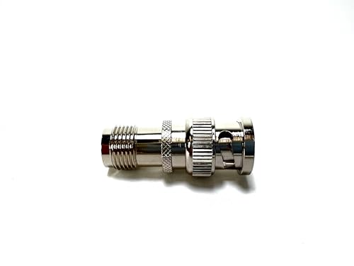 Adaptador coaxial BNC macho a TNC hembra 2 piezas miniatura 3