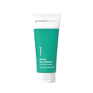 Proactiv Clean Mineral Acne Cleanser- Sulfur Acne Treatment Face Wash for Sensitive Skin- Gentle Daily Acne Cream Facial Cleanser with Soothing Chamomile- 6oz