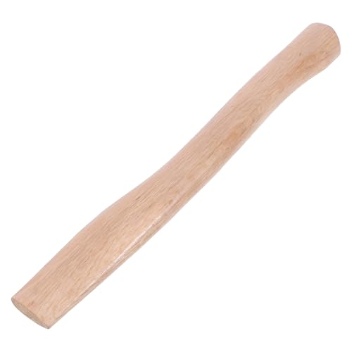 Abaodam Manche de Hache en Bois Naturel 360 MM Poignée Robuste pour Outils de Jardin Remplacement Solide pour Petit Hache et Marteau Usage Jardinage et Entretien Extérieur