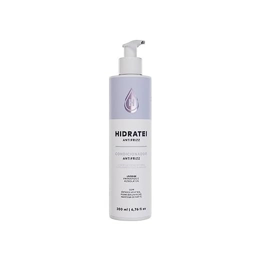 Condicionador Antifrizz Hidratei 200ml - Hidratação e Nutrição
