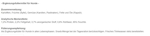 Tubi Dog - Veggie Mousse aus Kartoffel und Gemüse - 3 x 75 g - getreidefrei, Glutenfrei, ohne Zuckerzusatz, nur Nur 2,2% Fett - vegetarisch
