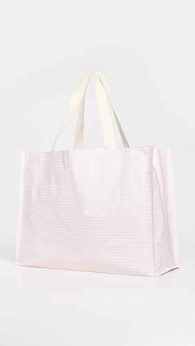 SunnyLife Women's Carryall Beach Bag, Pink Stripe, One size4