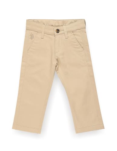 Image of U.S. Polo Assn. Kids Slim fit Boys Cotton Trousers