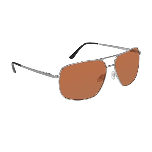 Image of proSPORT Blue Light Blocking Sunglasses - HD Copper Amber Metal Aviator Reduce Eye Strain Better Sleep