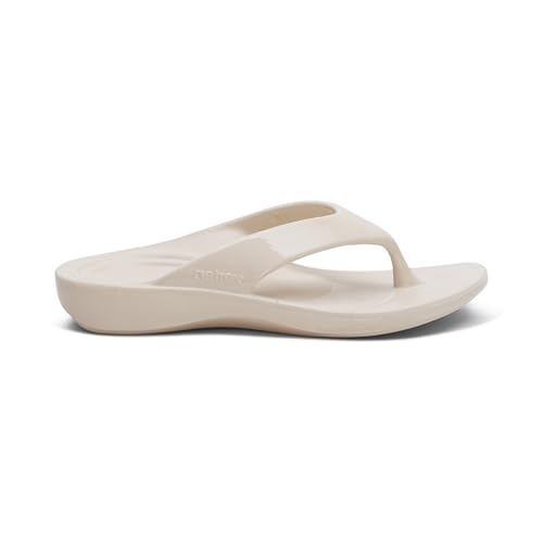 Image of Aetrex Maui Orthopedic Flip Flops for Women Arch Support - Pressure Relief Water-friendly Shock Absorption Super Soft UltraSky EVA Foam Flip Flops