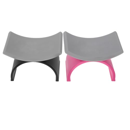 Nail Hand Rest 2pcs Silicone U Shaped for Manicure Table