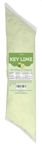 Key Lime Pie Filling, 2 lb Easy Squeeze Bag – Key Lime Pie Pastry Filling for Pies, Cakes, Pastries, Cheesecake & Baking