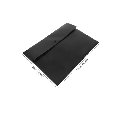 Dossiers plastiques étanches WOONEKY format A4 avec bouton-pression pour documents