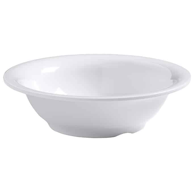 Melamine Narrow Rim Bowl by American Metalcraft – 32.0 ounces, Melamine, White, Model DBN32WH