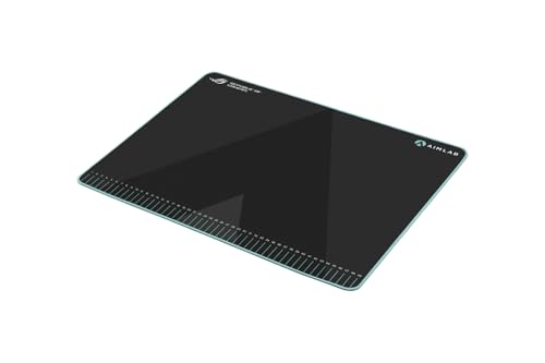 ROG Hone Ace Aim Lab Edition Mouse Pad Tappetino Gaming XL, Superficie in Tessuto Ibrido Idrorepellente, Olio, Antipolvere, Base in Gomma Antiscivolo, Rettangolare, Nero - Mousepad - Immagine 1