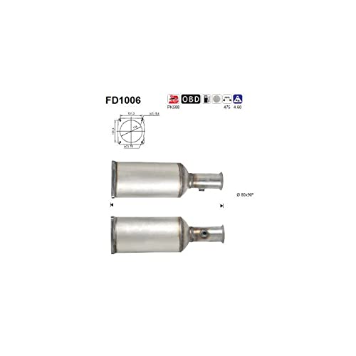 AS FD1006 Filtre à particules Compatible avec CITROËN C5 II 5 portes RC C5 I 5 portes DC C5 II Break RE C5 I Break DE