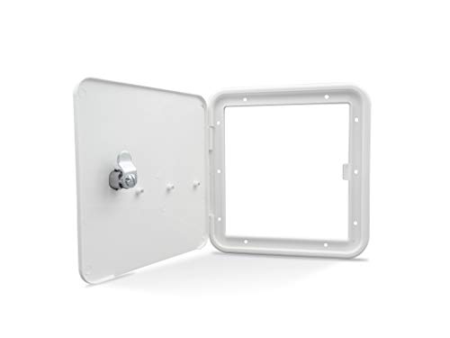 Thetford|B&B Molders Rv Replacement Parts And Accessories Rv Camper Flush Mount Gas Fuel Hatch And Key Polar White Pn 94305 #TOP1