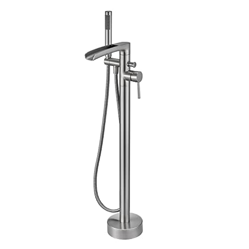 Système de douche cascade et baignoire au sol LWX noir