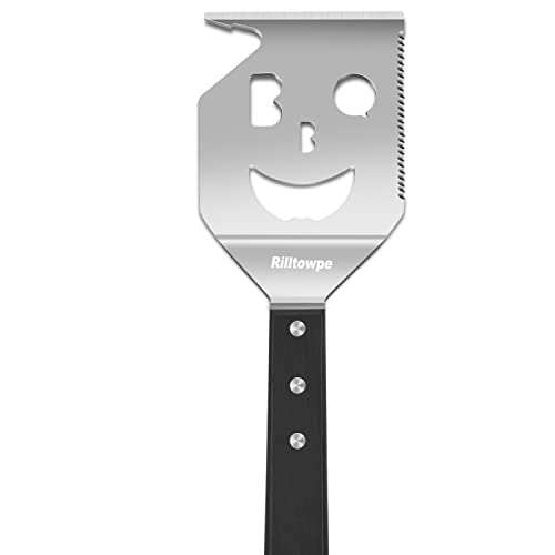 Rilltowpe BBQ Spatula, 5 in 1 Grill Tool, Grill Spatula for Outdoor Grill, 18 Inch Grill Spatula ,Best Barbecue Tool for Grill