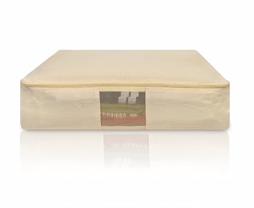 JD Fresh 6 Peices Cotton Big size lehenga/Grown/Ghagara bags/Cloth storage box/Storage box for clothes/Saree organisers storage for wardrobe/Garment bags for storage clothing - 6 PCs