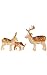Alexander Taron 076-118 DREGENO Figures - Deer Family Set of 3, Brown
