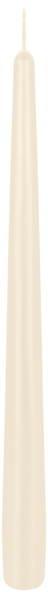 Spitzkerze Standard Farbe/Paraffinkerze/ 22x230mm/ 40 Stück/Cremefarben/Unparfümiert/Zur Dekoration/Deko Kerzen Wachskerze