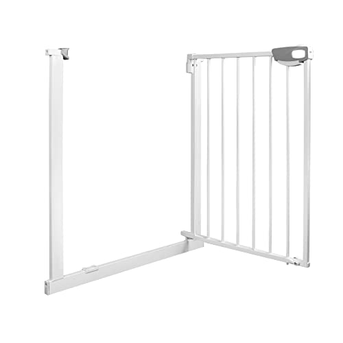 Froadp 77cm Cancelletti di Sicurezza per Bambini, Guardia di Porte e Scale Senza Perforazione, Cancello Estensibile del Bambino, Recinto Neonati Barriere per Animali Domestici Gatto Cani (75-85cm)