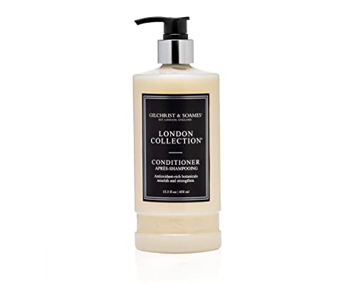 Gilchrist & Soames London Collection Conditioner – Pure Sulfate, Paraben, & Cruelty Free Formula for All Hair Types, Gentle Clarifying & Moisturizing Care with Crisp, Clean Scent, 15.5 oz.