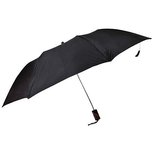 Buy SCHMUCK Round Handle 2 Fold Umbrella (Black), Sun Umbrella, Rain