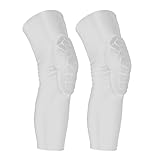 Relaxyee Kinder Anti-Rutsch Beinmanschetten 1 Paar, Beinschutz Knieschützer Sport Kompression Lang Bein Ärmel mit Knieschutzpolstern, Kinder Knieschützer für Basketball Volleyball Skating