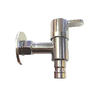 AMiRiTE AMR84 Brass Disk Stainless Steal Nozzles Tap for Washing Machine/Garden/Pipe Connection Tap 1/2 inch Chrome Finish with Wall Flange and Teflon Tape (1)-image-3