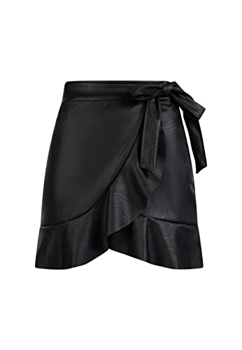 Mini-jupe en cuir synthétique NALLY idéale pour vos sorties en soirée