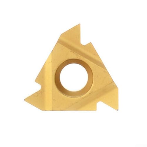 ZiStarlilife - Lot de 10 lames d'insertion 16ER AG60 pour outils de tournage de filetage externe Matériau carbure