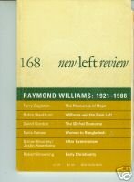 New Left Review, No. 168 (March - April, 1988): Raymond Williams: 1921-1988 B000Q8TFZM Book Cover