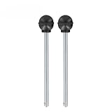 Helilyco Gewichtsstapel-Verbindungsstifte für Fitnessgeräte, 10 mm x 130 mm & 8 mm x 160 mm, Metall, Hantelgriff, Verbindungsstifte, 2 Stück, Schwarz