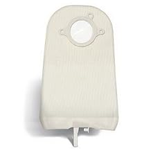 ConvaTec 401537 SUR-FIT 10 "Natura Urostomy Pouch with 1 -Sided Comfort Panel، Standard، Fold-Over Tap، Transparent، 2 - 3 / 4" Flange، Pack of 10