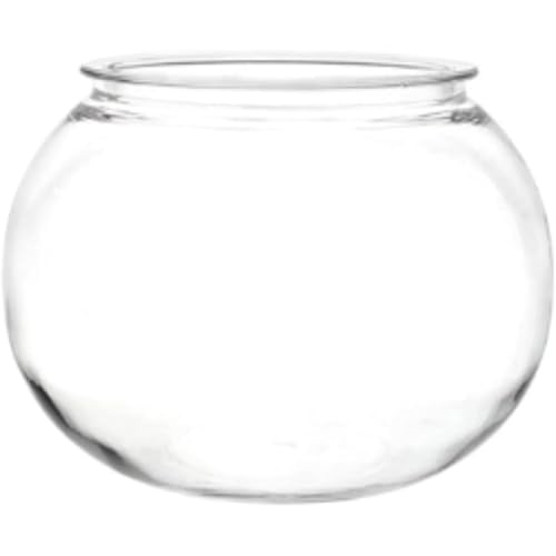 otoye ラスチック 金魚 猫用金魚鉢 猫 用 猫がはいる 透明 丸型金魚鉢 飼育水槽 プラスチック 透明アクリル 観葉植物 インテリア 容器 テーブルアクアリウム ボウル 水培 大容量 おしゃれ インテリア 実用なタイプ (20cm*15cm)