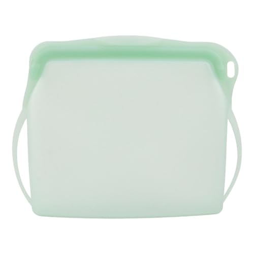 Bolsas reutilizables de silicona para almacenamiento de alimentos – Bolsas resistentes para congelador, fácil de limpiar, organizador de cocina que ahorra espacio | Bolsa de almacenamiento hermética d