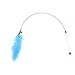 Yardwe 3pcs Cat Toys Bells Interactive Cat Teasing Toys Steel Wire Long Stick for Pet Play