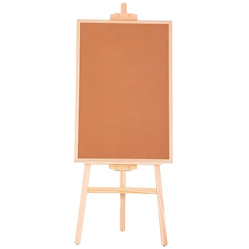 Tablero de anuncios de corcho de doble cara para notas, fotos, horarios, incluye chinchetas