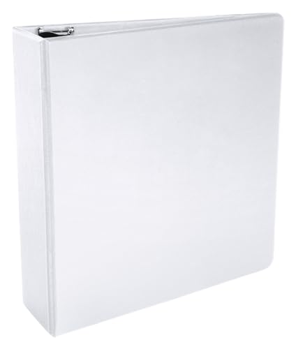 Classeur d-ring polypropylène blanc School Smart 3" anti-déchirure - 7