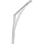 Ekena Millwork BKTM02X24X24LEHWH Steel Bracket Legacy, 2"W x 24"D x 24"H, Hammered White