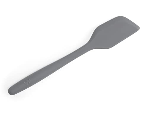 Misen Silicone Spatulas For Nonstick Cookware - Rubber Kitchen Spatula - Large Heat Resistant Cooking Spatula - 11 Inch, Gray #TOP20
