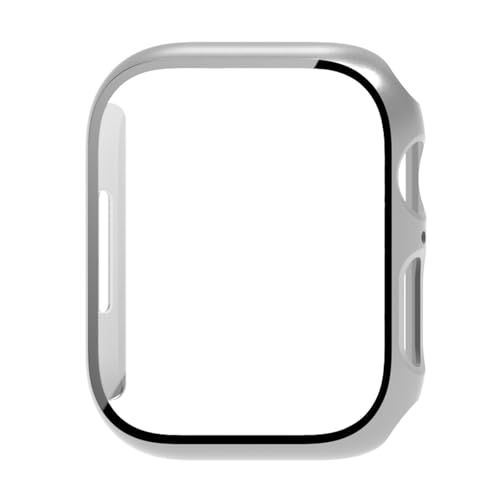 Coque antichoc Apple Watch 41mm argent anti-rayure écran verre