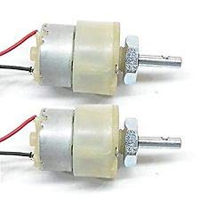 300 RPM 12v DC TechDelivers Center Shaft Gear Motor - 2PIECES by ...