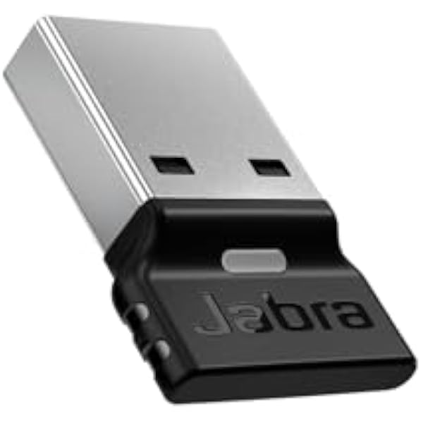 Адаптер Jabra Link 390a UC USB-A Bluetooth – оптимизированное соединение для гарнитур Jabra, Bluetooth 5.3, Plug and Play, диапазон 30 м