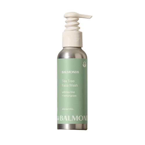 Mousse nettoyante tea tree Balmonds routine du matin peaux réactives