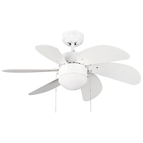 wonderlamp Tandy Deckenventilator mit Licht, E27, 15 W Cover
