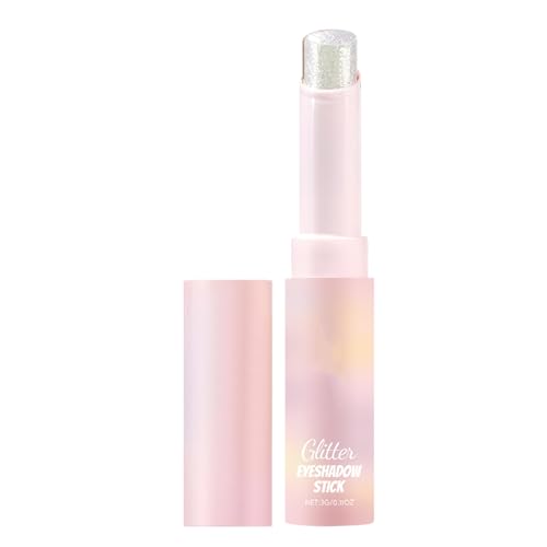 Lápiz de sombras de ojos, palitos de sombra de ojos, Maquillaje de bastón de resaltador, Cosméticos faciales brillantes para mujeres y niñas de piel sensible y seca