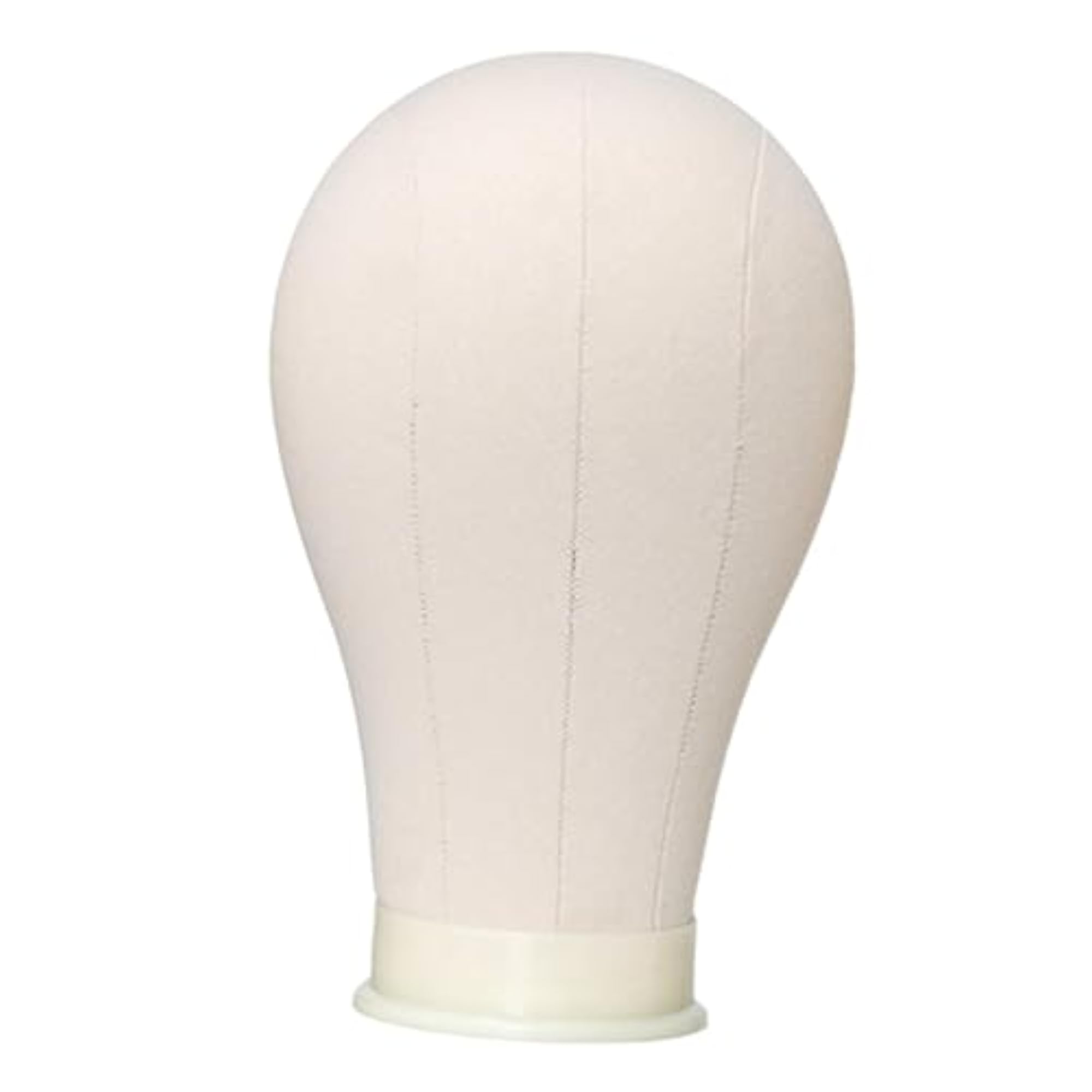 Canvas Head Wig Holder for Displaying Accessories, 24inch