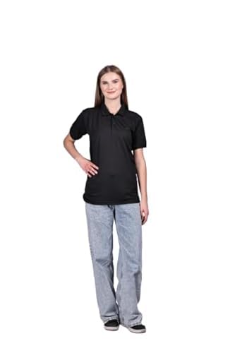 Vishal Fashion Women's Regular Fit 100% Pure Organic Cotton Polo T-Shirt Collar Neck Cotton Plain Polo Neck Half Sleeve T-Shirt | Tshirts for Women-picture-26