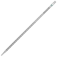 Globe Scientific Diamond Essentials Serologische Pipette, 2mL, 1722, Polystyrol, Standard-Spitze, 275mm, Steril, Grün Gestreift, Einzeln Verpackt, 500/Box